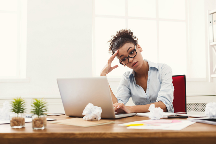 Woman stressed trying to find health care solutions